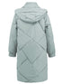 'Brynn' Hooded Long Sleeve Winter Coat - Celes Fashion